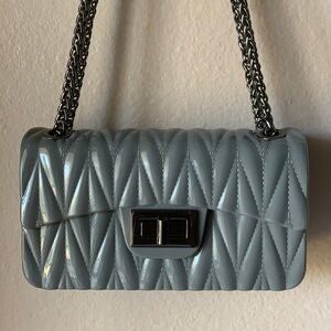 MINISO Jelly Gray Mini Chain Bag
